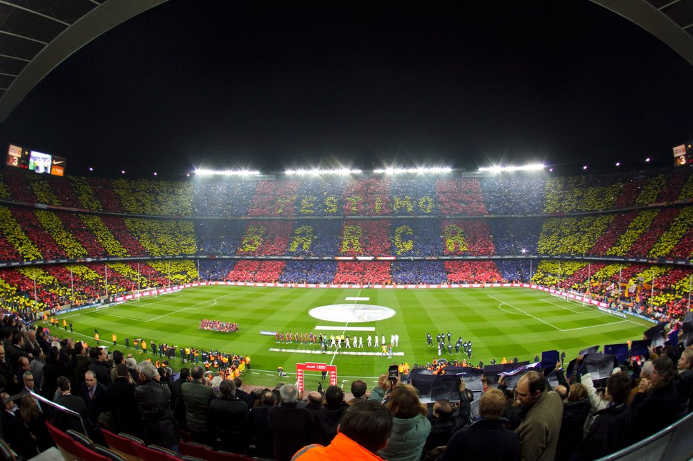 Live match of FC Barcelona