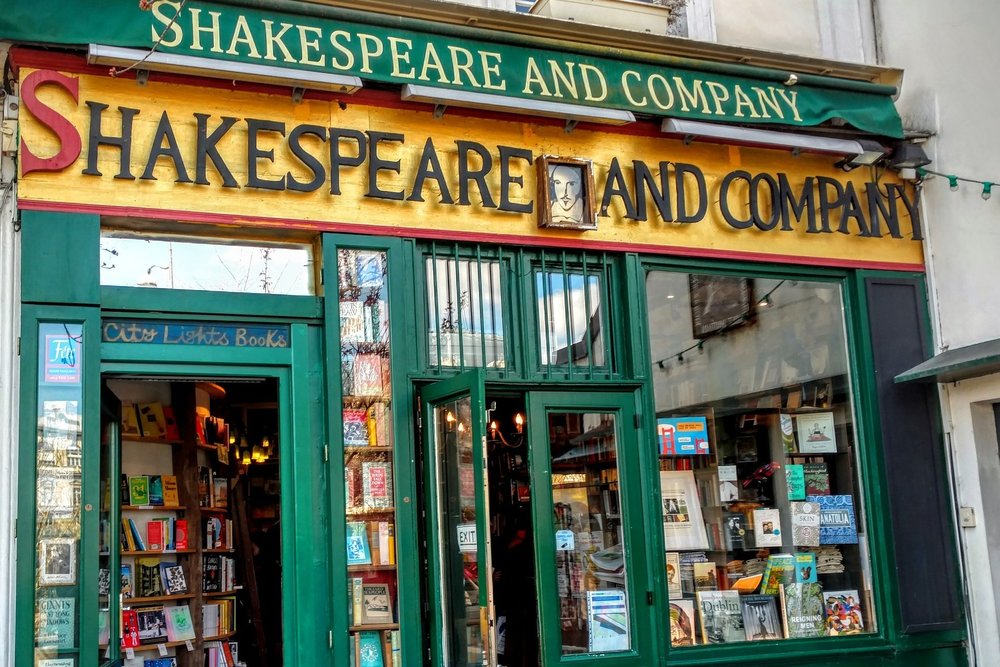 Shakespeare and Company bookstore in Latin Quarter, Paris