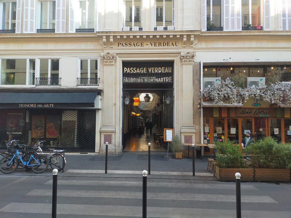 Passage Verdeau covered arcade in Paris