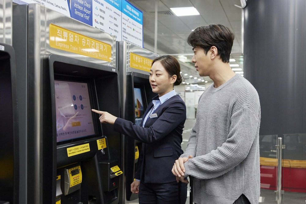 Mua Vé AREX Tại Sân Bay Incheon/ Ga Seoul
