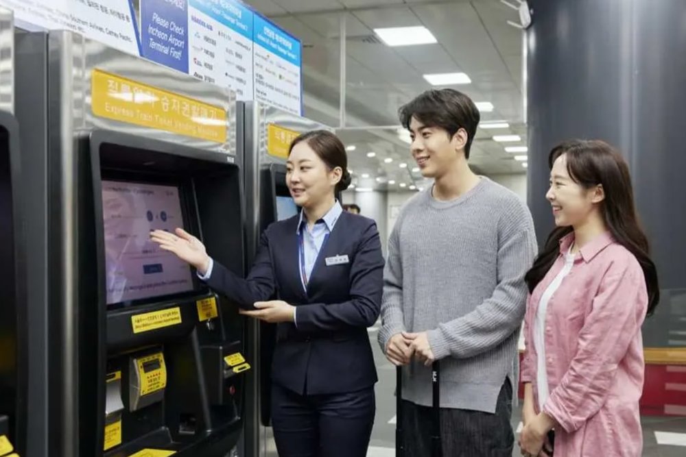 Kích Hoạt Vé AREX Tại Máy Bán Vé AREX Tại Sân Bay Hoặc Ga Seoul