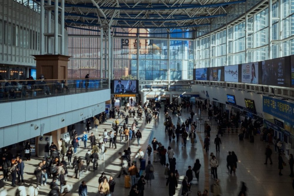 Bước 5: Xuống Tàu Tại Seoul Station