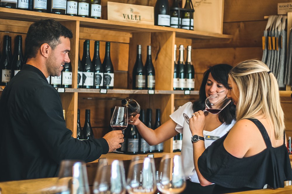 Wine tasting with Central Otago Pinot Noir in Queenstown winery