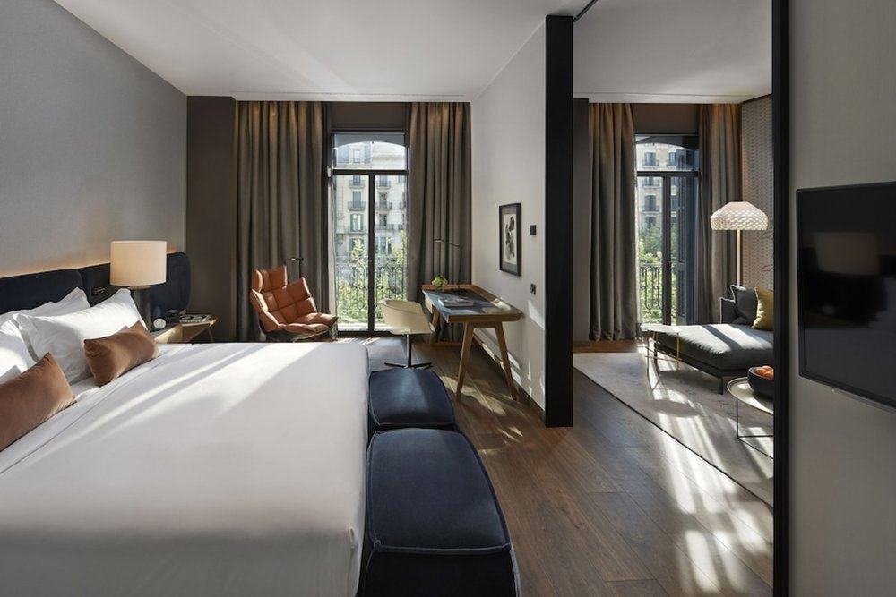 Stylish rooms at Mandarin Oriental, Barcelona