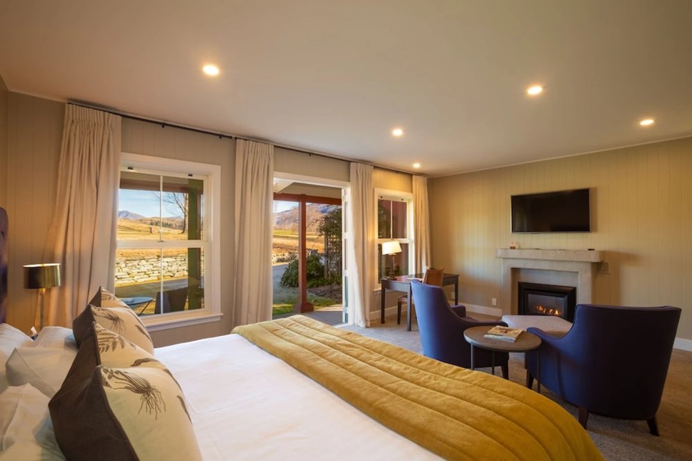 Comfortable room with scenic views at Millbrook Resort in New Zealand
