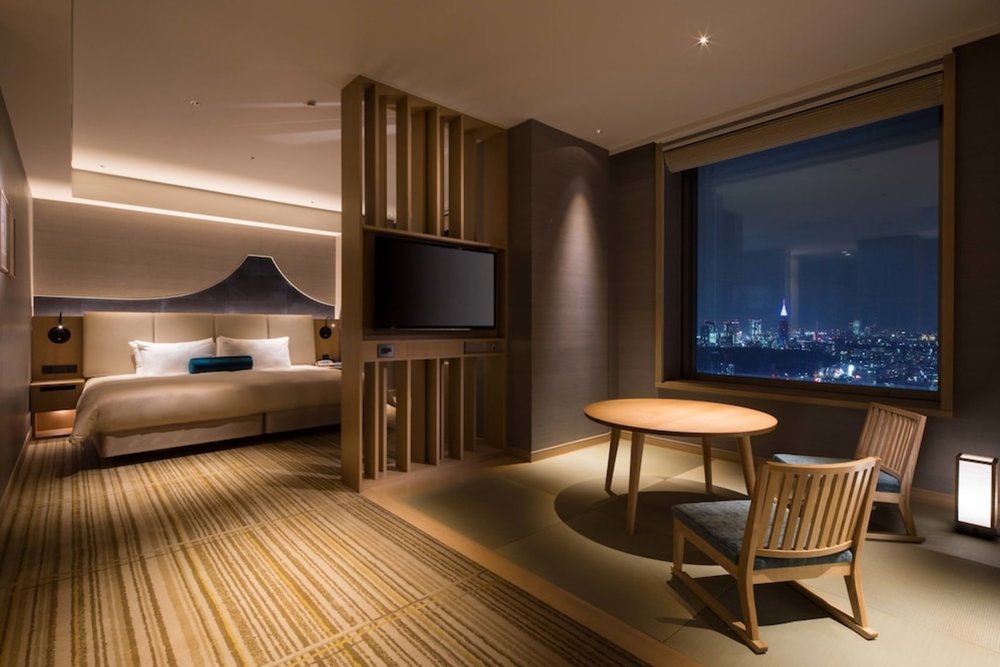 Cerulean Tower Tokyu Hotel’s mix of modern and traditional Japanese interior design