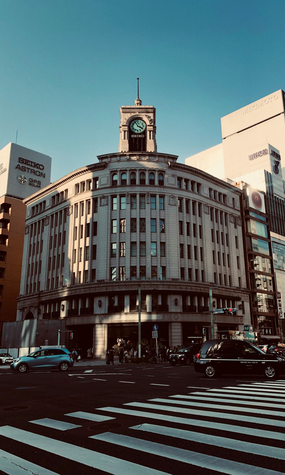 The Seiko House Clock Tower in Ginza / Photo credit: Al Soot on Unsplash