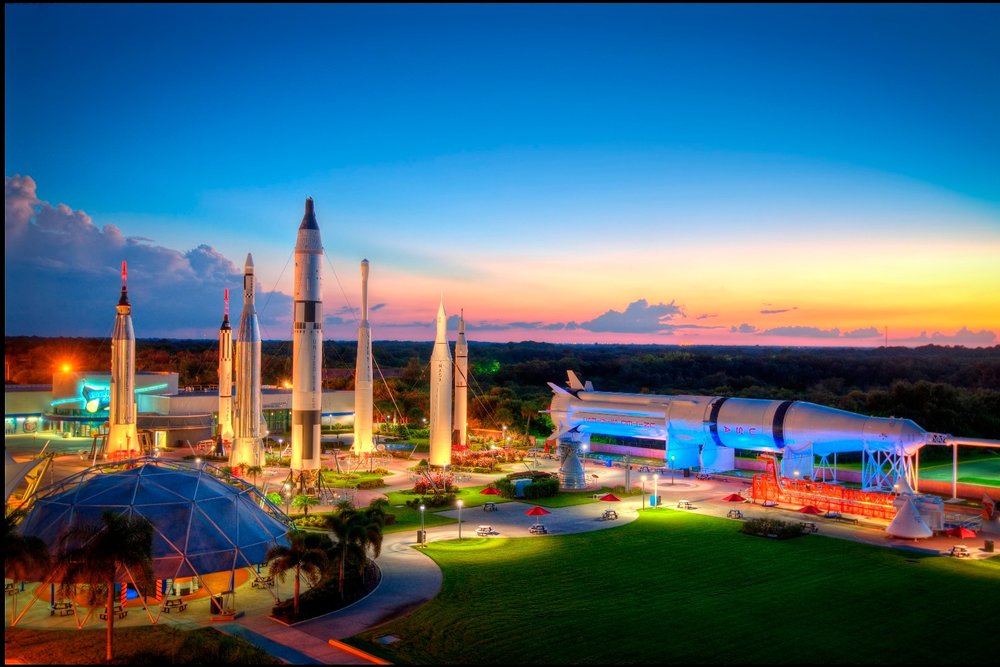 Real NASA launch site in Orlando, Florida