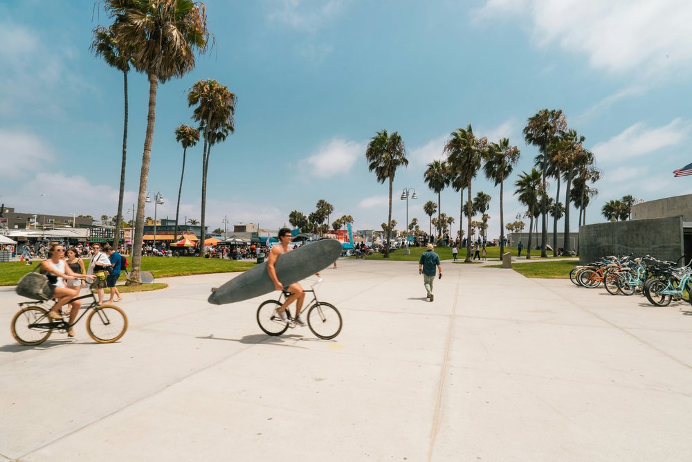 Locals exploring Venice Beach | Photo Credit: Matthew LeJune on Unsplash