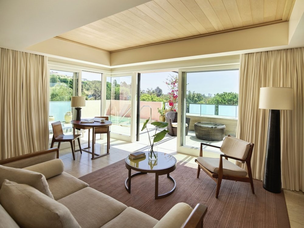Room with a private pool at Hotel Bel-Air