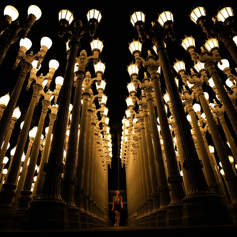 Urban Light installation in LACMA | Photo Credit: Intricate Explorer on Unsplash
