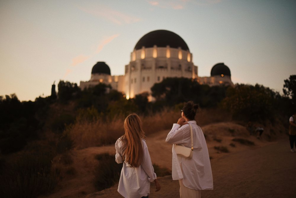 Golden hour at Griffith Observatory | Photo Credit: Katie Mukhina