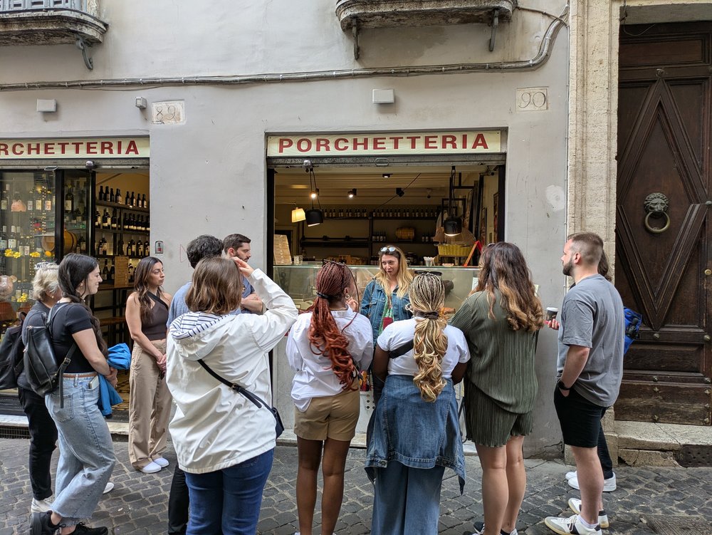 Porchetteria in Rome, Italy