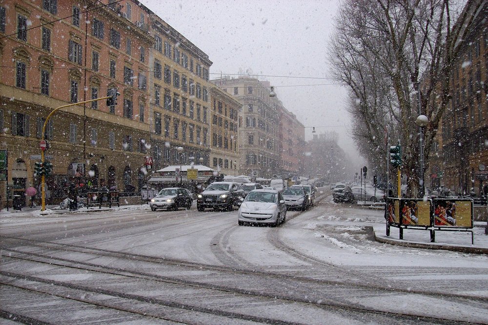 Winter in Rome, Italy | Photo Credits: Blackcat on Wikimedia
