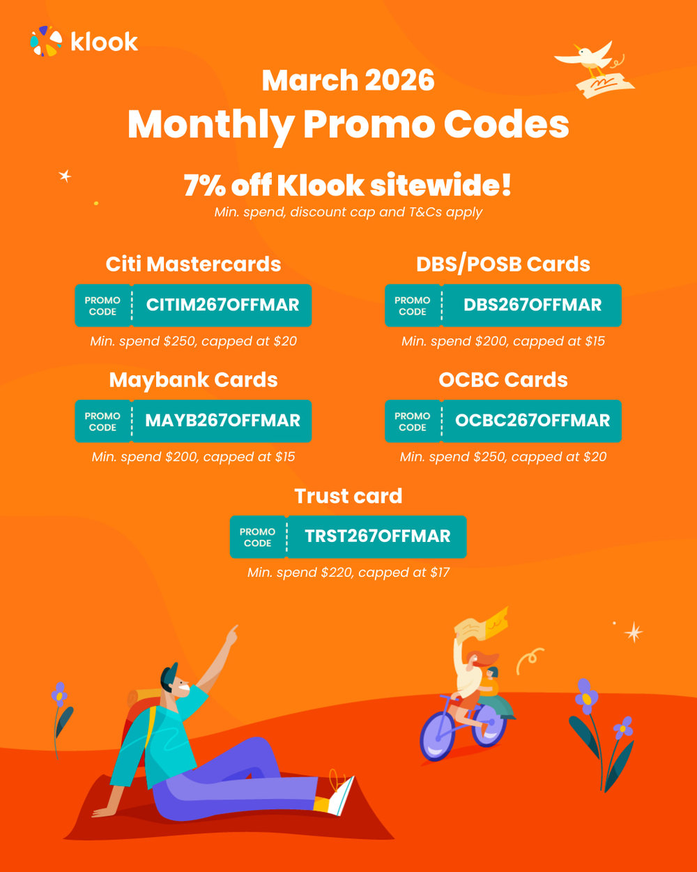 klook promo codes 2026