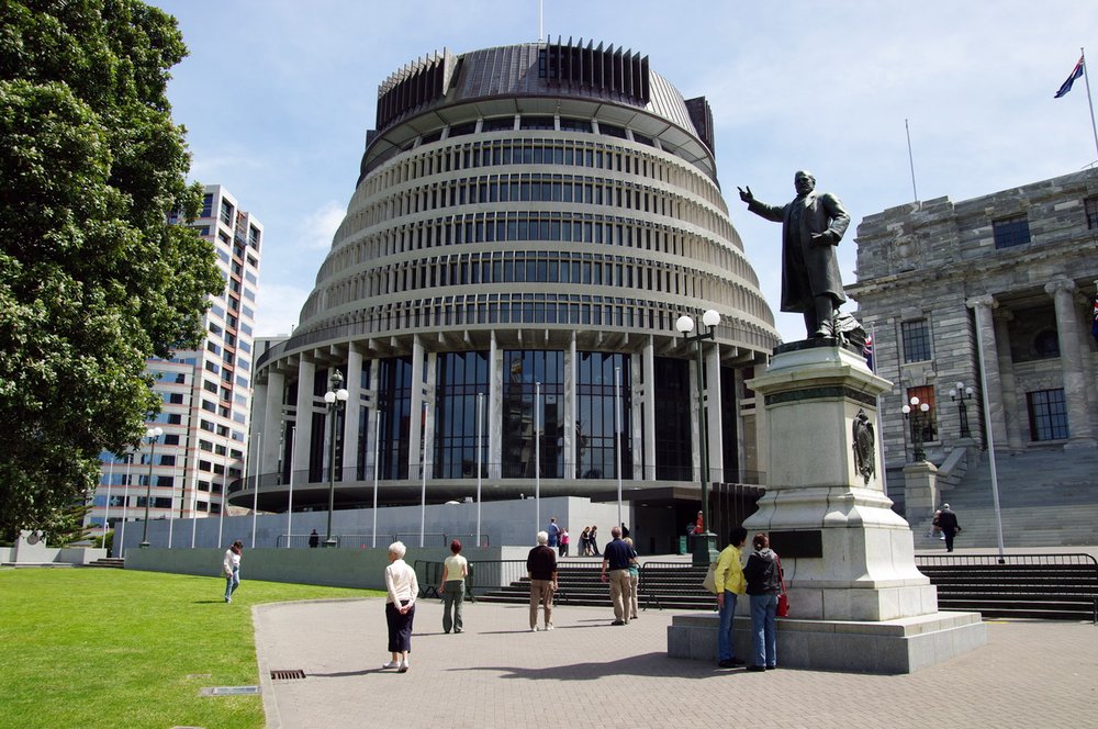Beehive in Wellington | Photo Credit: Wikimedia Commons