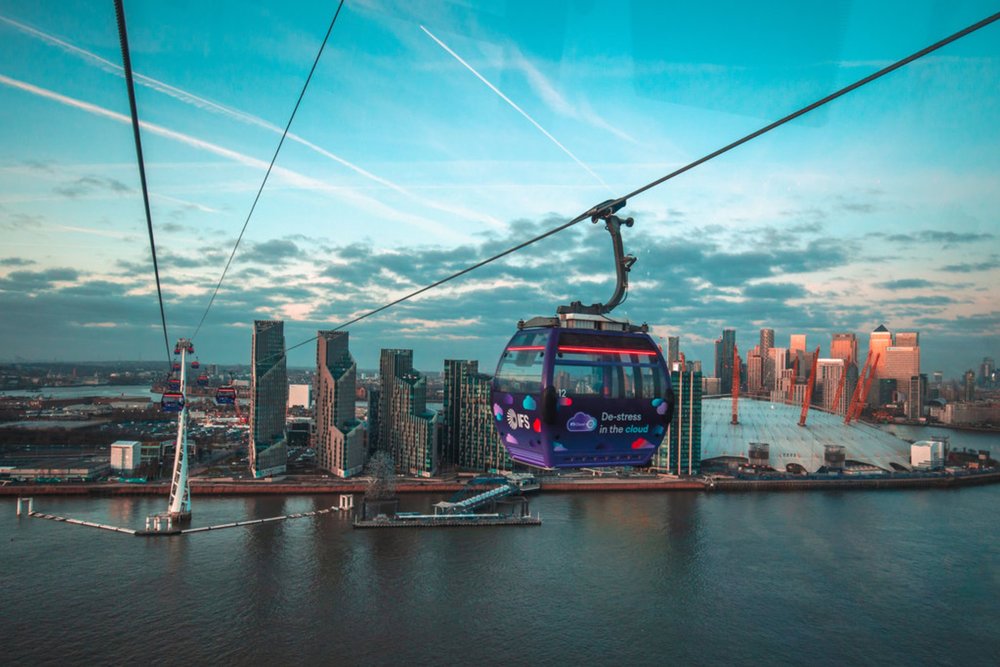 IFS Cloud Cable Car over River Thames