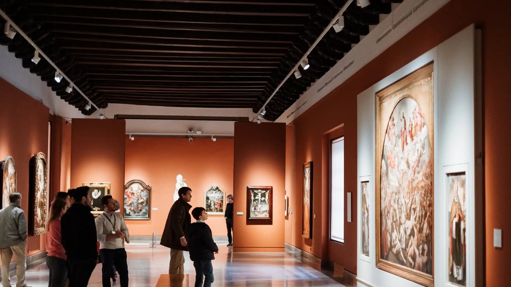 Spanish art in Seville Museum of Fine Arts