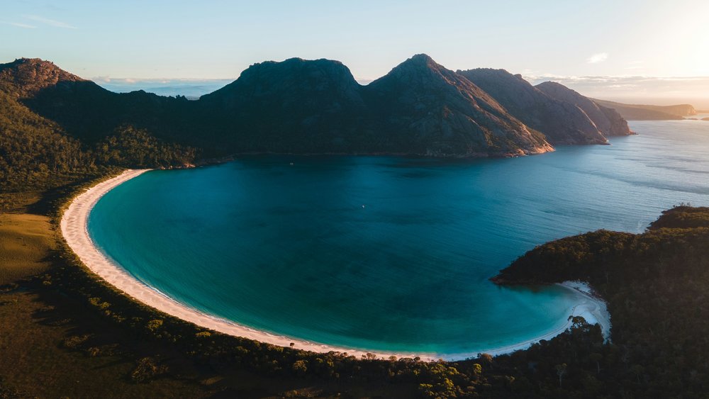 Image caption: Freycinet Island, Tasmania
