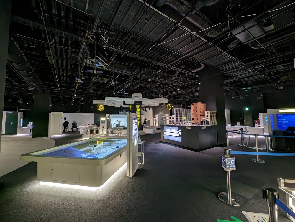  Interactive exhibit space inside Fukuoka City Science Museum designed for hands-on learning