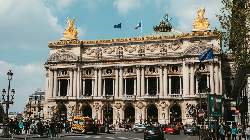Outside view of the Palais Garnier