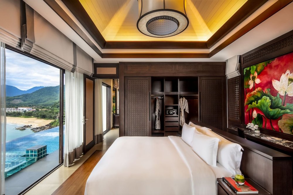 Ocean view room at Banyan Tree Lang Co