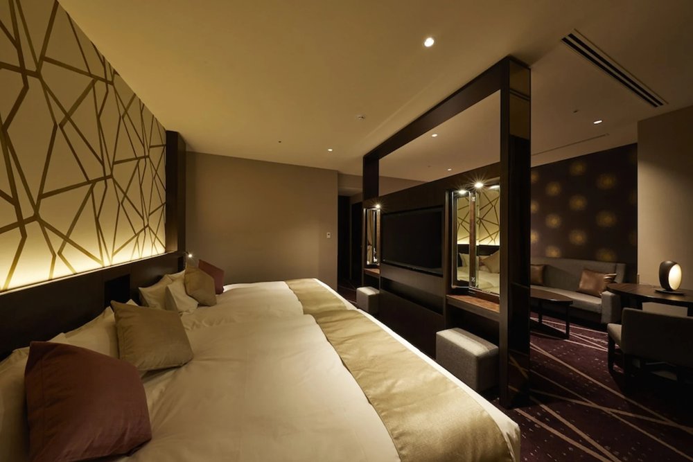 Large twin room at Hotel Metropolitan Saitama-Shintoshin near Saitama Super Arena