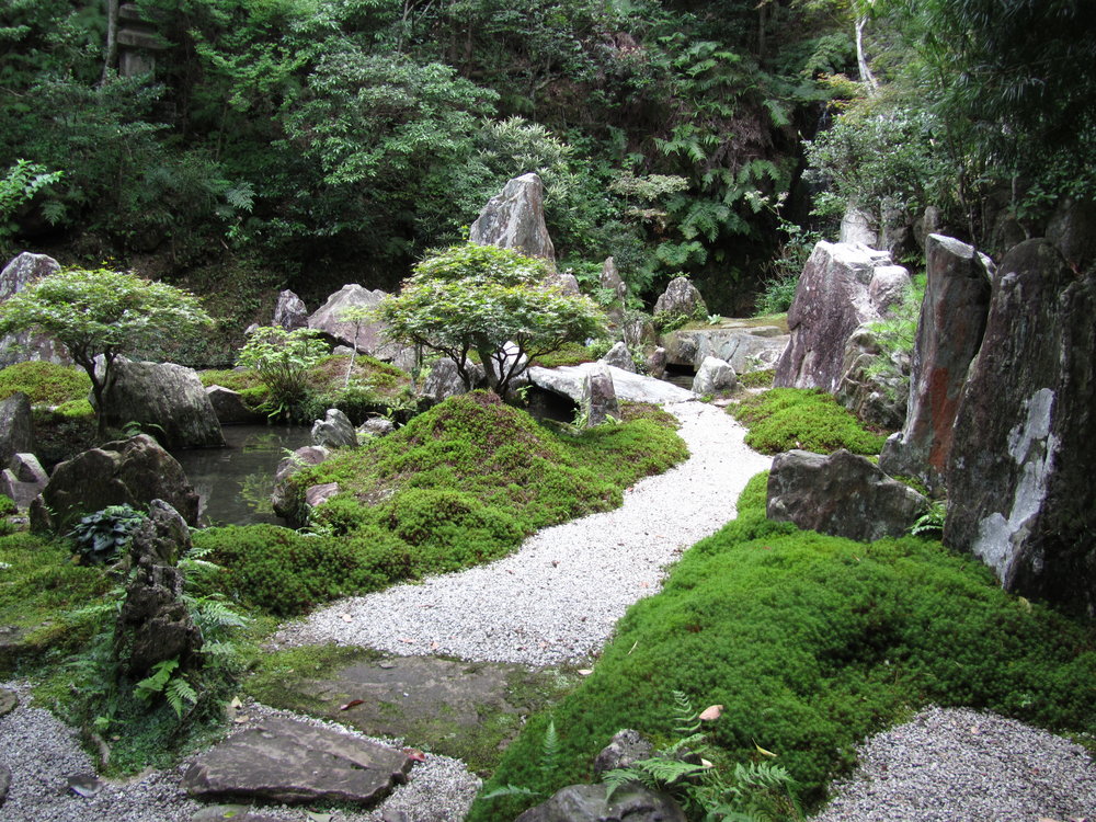 Forest paths in Mitaki-dera Temple 