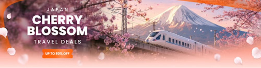 Banner photo of Japan cherry blossom Klook campaign