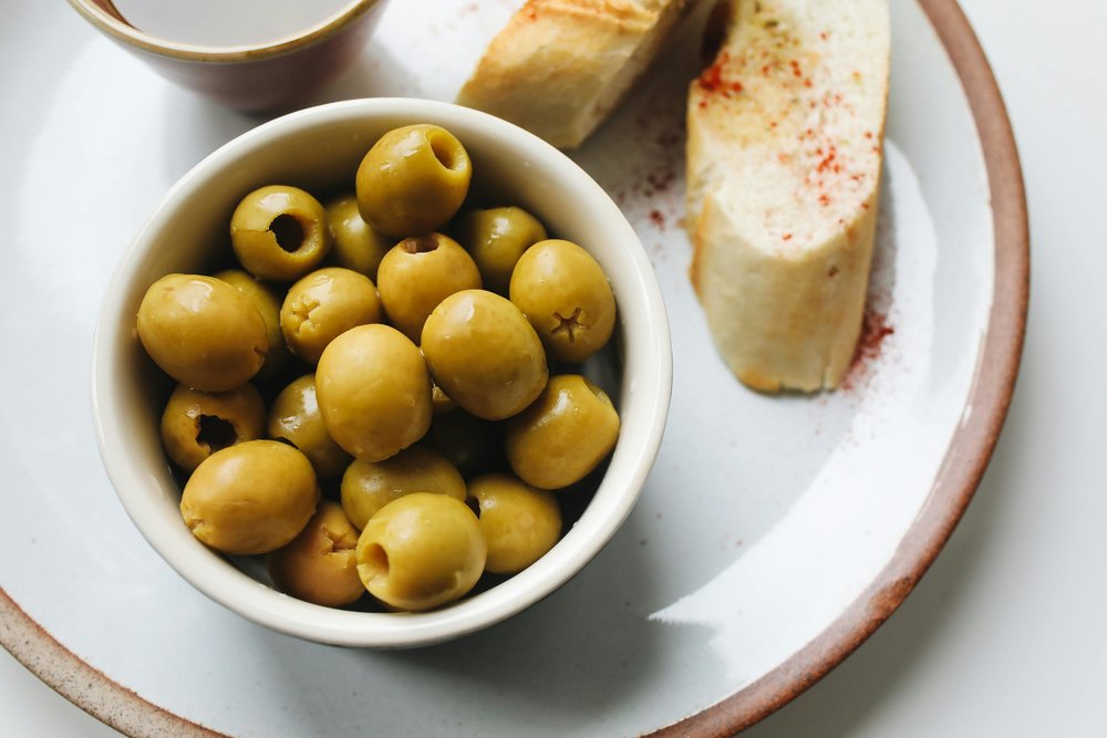 Spanish olives tapas bowl – one of the most popular snacks in Spain | Photo from Polina Tankilevitch on Pexels