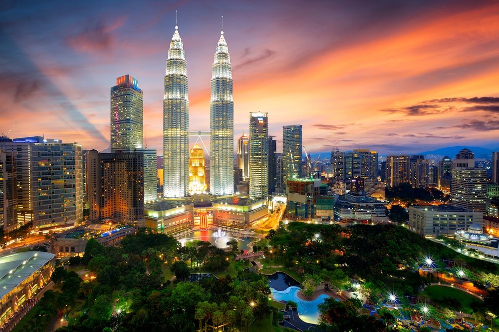 KL Malaysia at night