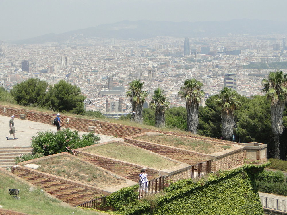 Panoramic views of Barcelona from Montjuïc Park | Photo Credit: Wikimedia Commons
