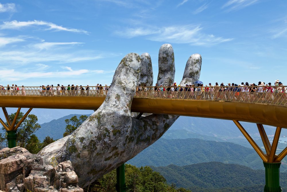 Golden Bridge in Da Nang