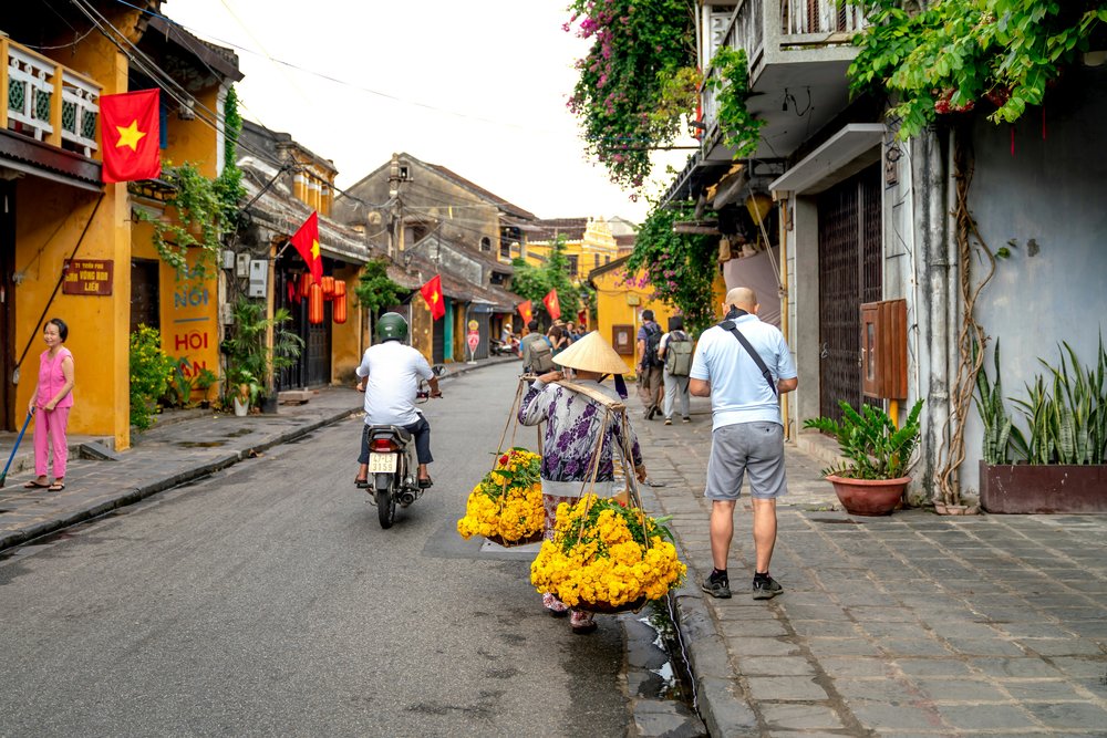 No crowds at Hoi An, Vietnam