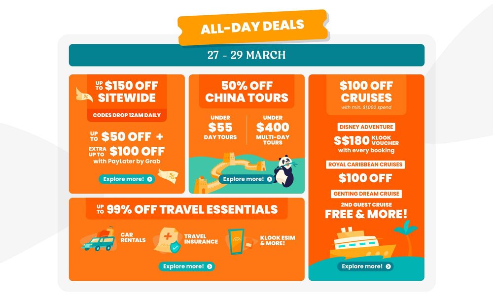 SG - klook online travel fair 2026