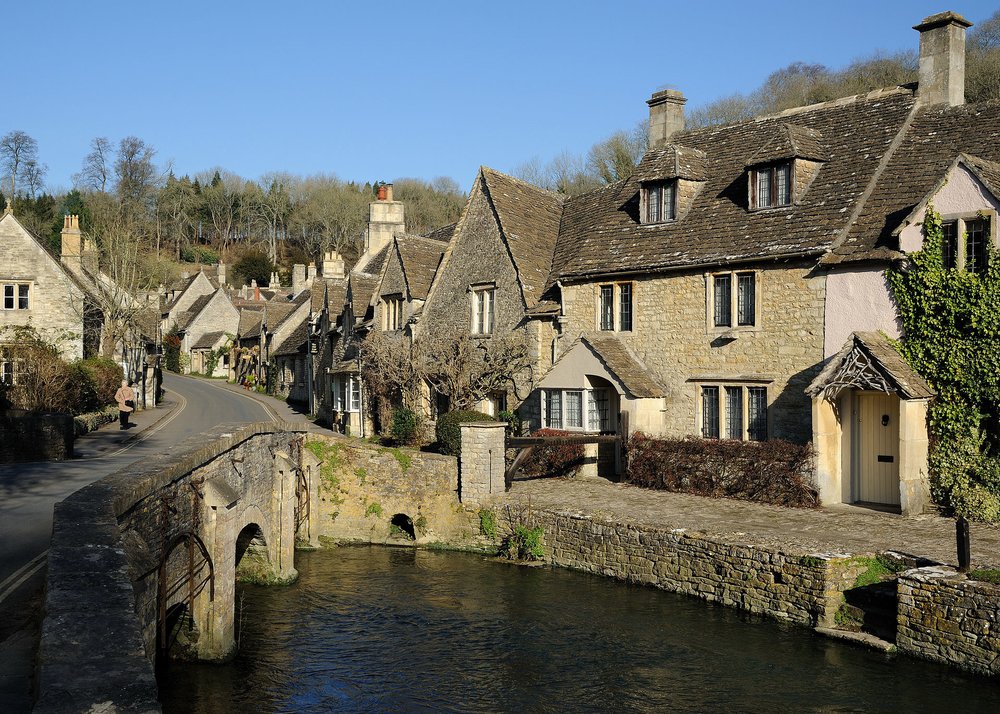 Castle Combe in Cotswolds