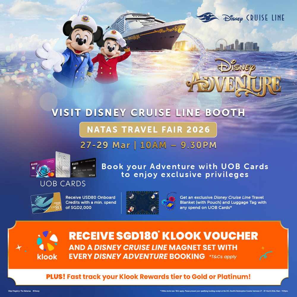 SG - klook online travel fair 2026 dcl natas