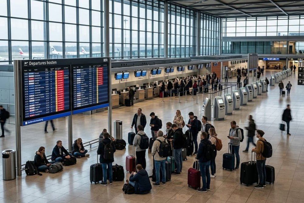 Di Chuyển Đến Khu Vực Đón Khách