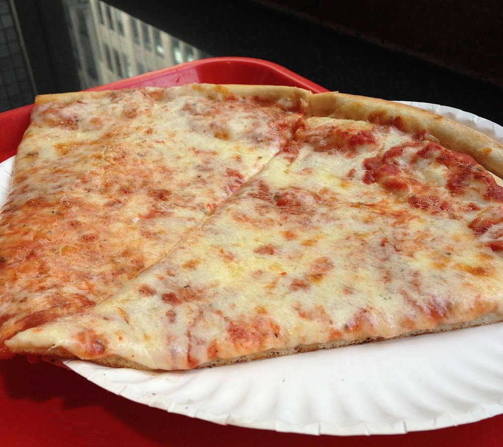 Classic NYC cheese slice 