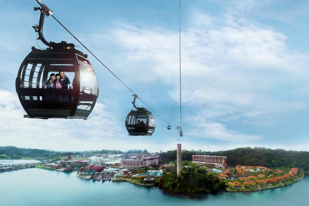 Buổi Chiều: Ngắm Nhìn Đảo Quốc Từ Tầm Nhìn "Chim Bay" Với Cáp Treo Sky Pass