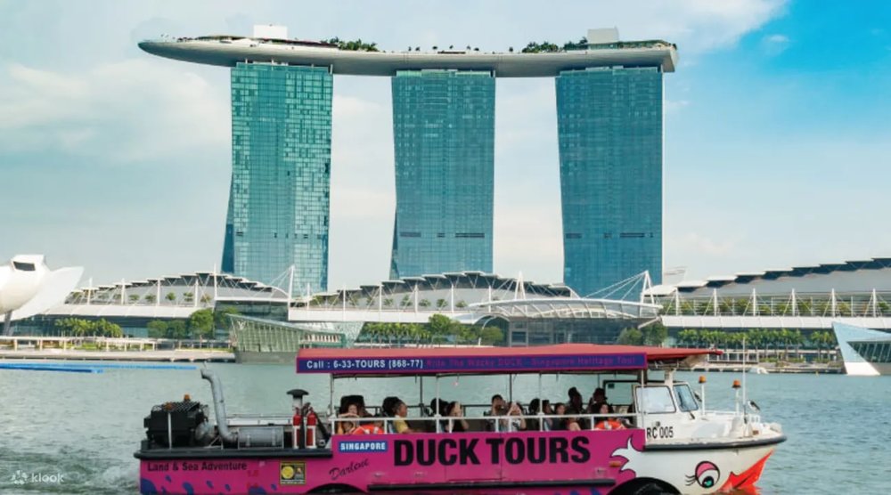  Đi Quanh Thành Phố Bằng Duck Tour Singapore