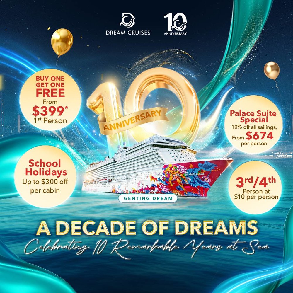 SG - Genting dream 10th anni promo