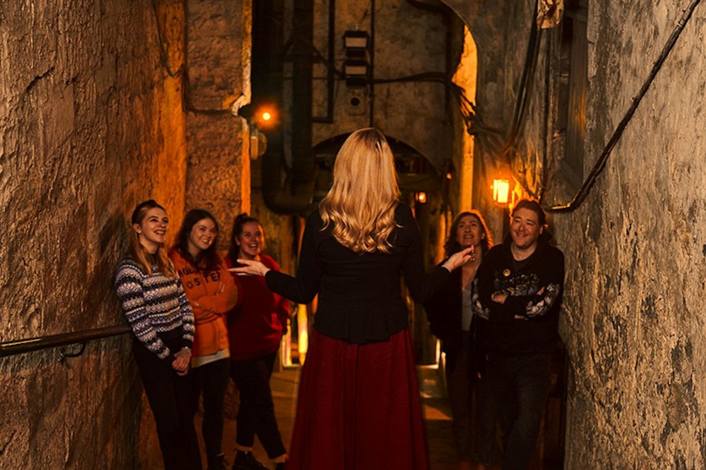 Underground ghost tour experience at The Real Mary King’s Close