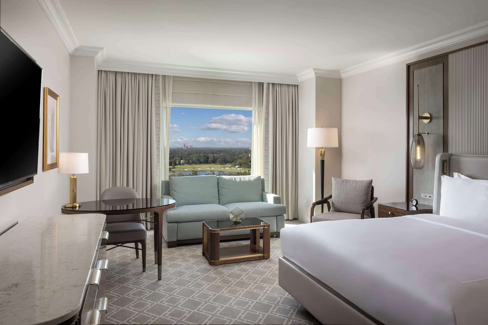 Cozy modern room at Waldorf Astoria Orlando