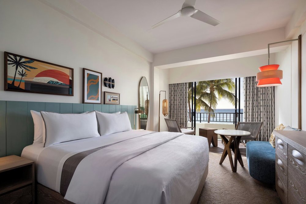 Beachfront room at Moana Surfrider, A Westin Resort & Spa Waikiki