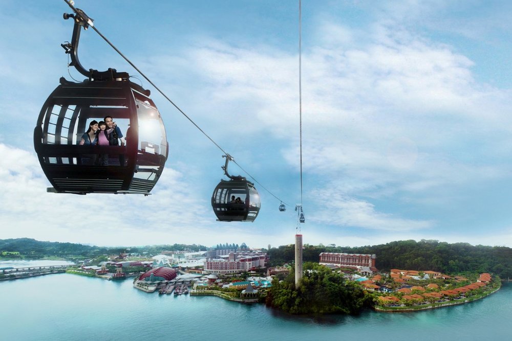 Ngắm Nhìn Toàn Cảnh Sentosa Trên Cáp Treo Singapore Cable Car