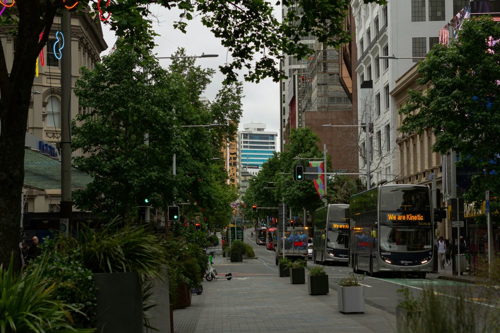 Queen Street in Auckland city center | Photo Credit: K8 on Unsplash