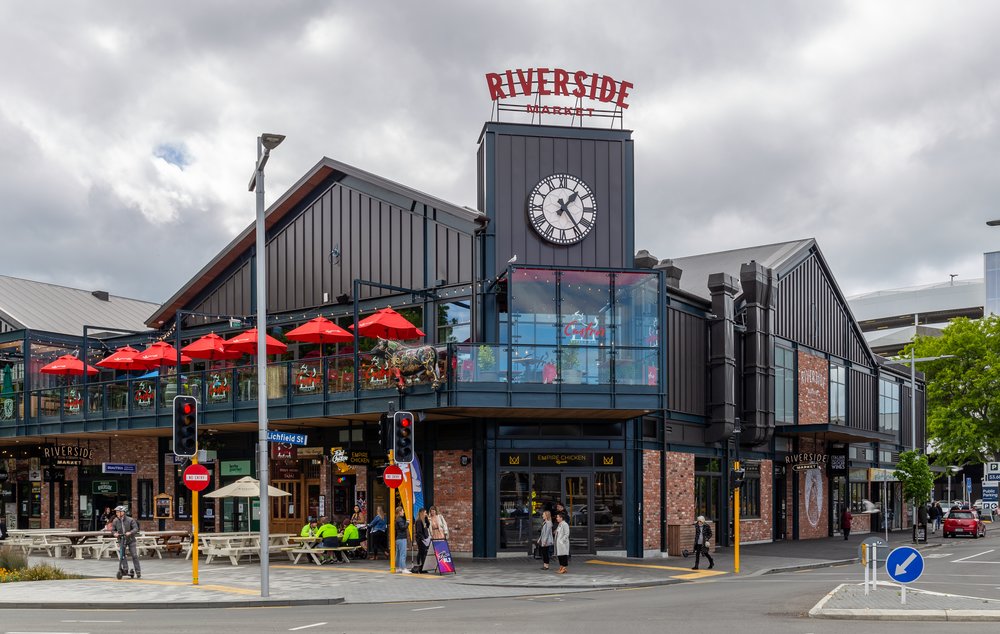 Riverside market in Christchurch | Photo Credit: Wikimedia Commons