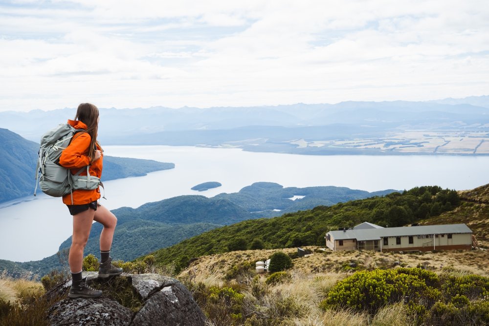Hiking views along the Fiordland Kepler Track