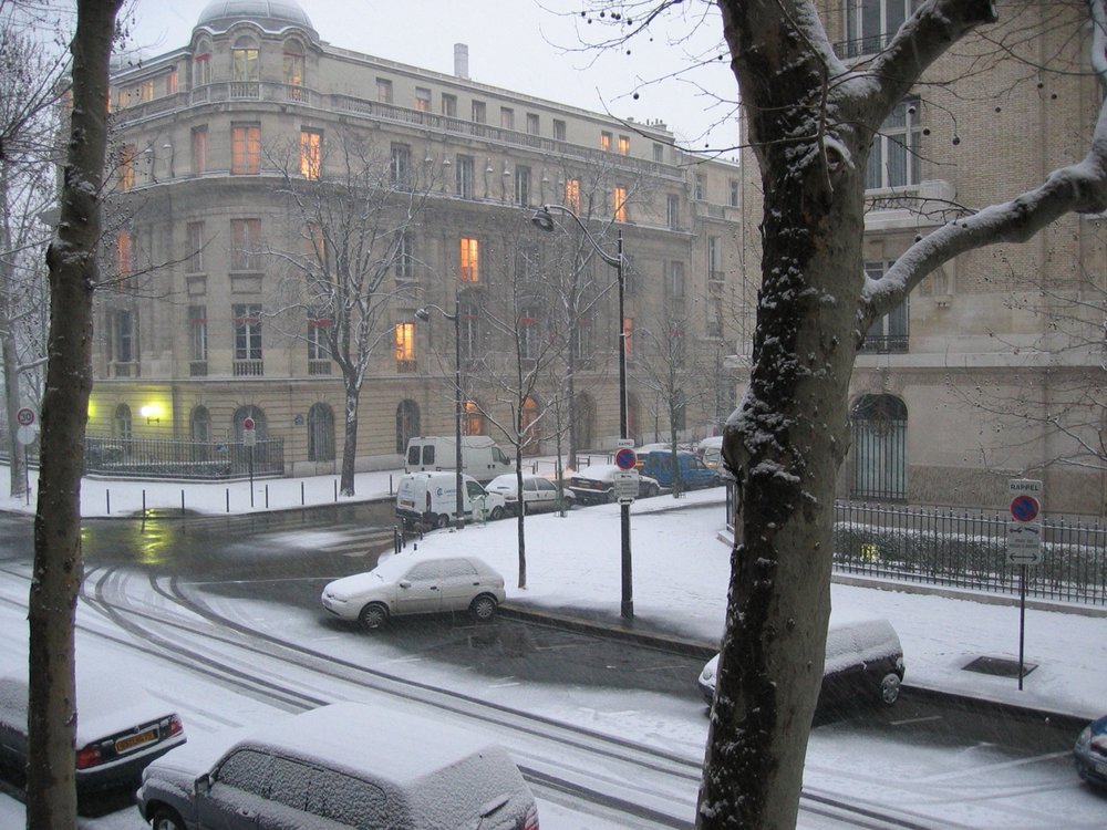 Snowing in Paris | Photo Credits: Eric on Wikimedia